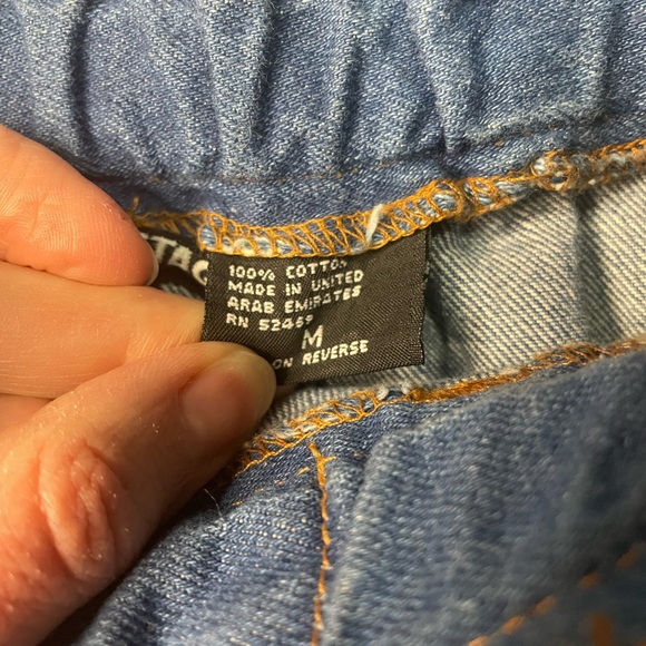 White Stag Women’s Size Medium Denim Maxi Skirt Button Down 100% Cotton, Pockets - Picture 7 of 10